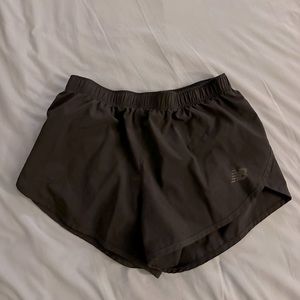 Black new balance running shorts size Medium